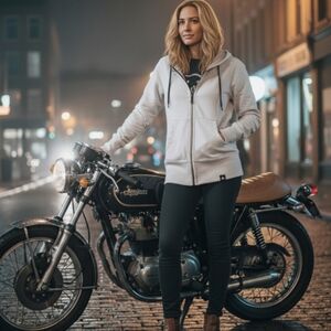 American Giant Hoodie Classic Full Zip Size Small in Light Concrete Gray - BIFL